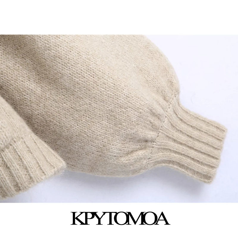 Women Fashion With Rhinestone Buttons Knitted Cardigan Sweater Long Sleeve Loose Female Outerwear Chic Tops 210420