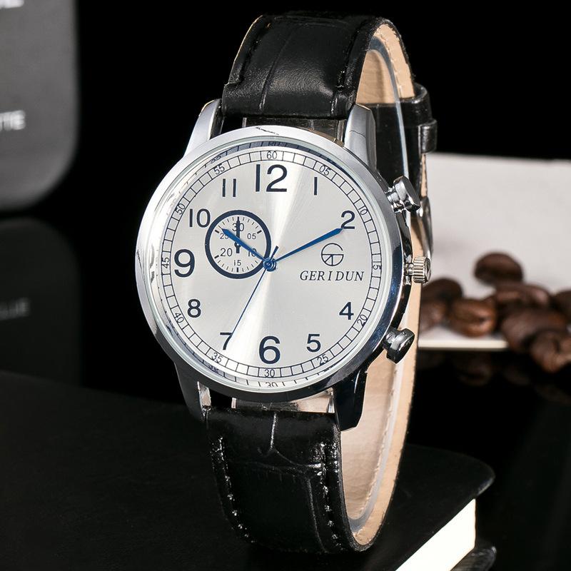 Wristwatches Famous Top GERIDUN Belt Men's Watch Fashion Simple Student Christmas Gift Clock Time Erkek Kol Saati, Brown
Wristwatches Famous Top GERIDUN Belt Men's Watch Fashion Simple Student Christmas Gift Clock Time Erkek Kol Saati, Brown