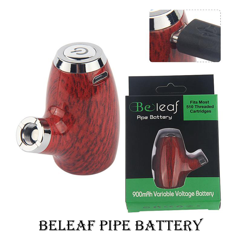 Original Beleaf Pipe Battery Kit 900mAh Preheating VV Variable Voltage Vape Mod Vaporizer For 510 Thick Oil Cartridges Authentic
Original Beleaf Pipe Battery Kit 900mAh Preheating VV Variable Voltage Vape Mod Vaporizer For 510 Thick Oil Cartridges Authentic