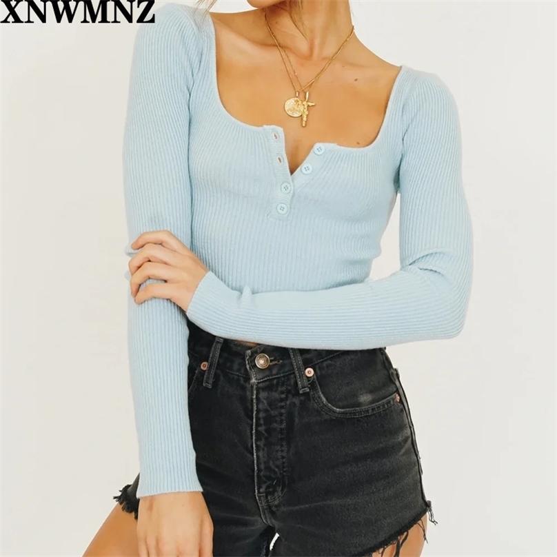 Long Sleeve Sweaters Chic Women Sweater Blue Butons Knitted Tops France Square Collar pull femme 210520, Red
Long Sleeve Sweaters Chic Women Sweater Blue Butons Knitted Tops France Square Collar pull femme 210520, Red