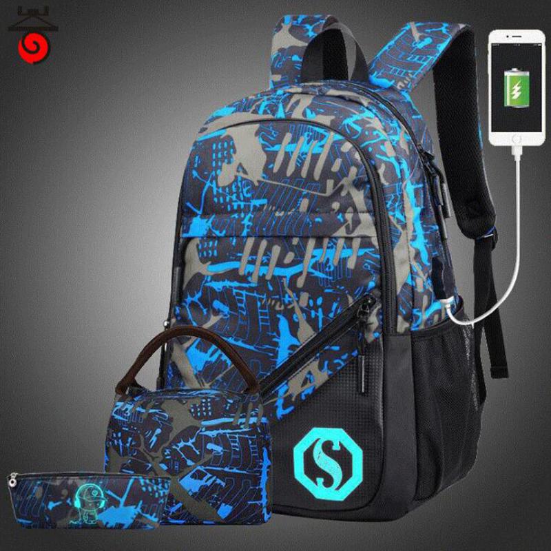 Junior High School Student Schoolbag Backpack Male Usb Charging Leisure Oxford Cloth Luminous Computer Bag Bags
Junior High School Student Schoolbag Backpack Male Usb Charging Leisure Oxford Cloth Luminous Computer Bag Bags