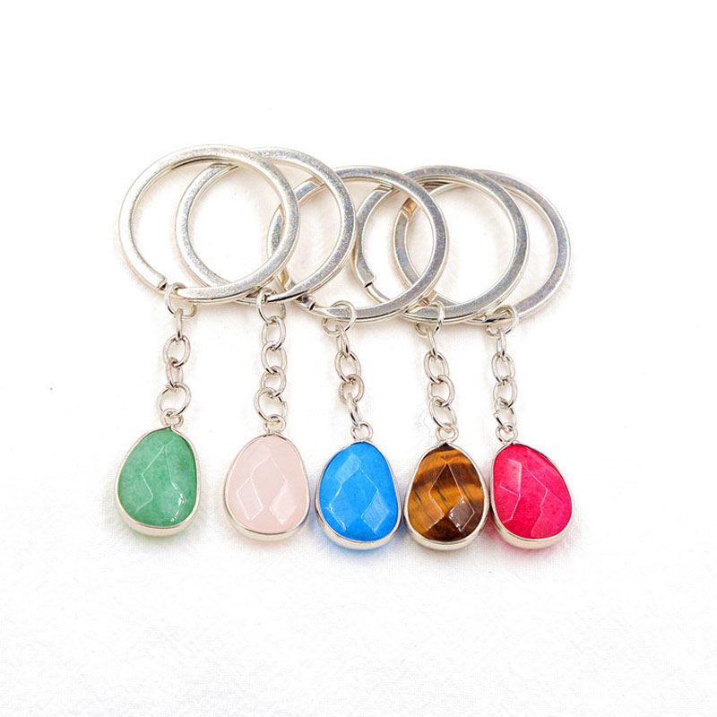 DIY Natural Crystal Stone Pendant Key Rings Keychains For Women Men Jewelry Bag Car Decor Fashion Accessories
DIY Natural Crystal Stone Pendant Key Rings Keychains For Women Men Jewelry Bag Car Decor Fashion Accessories