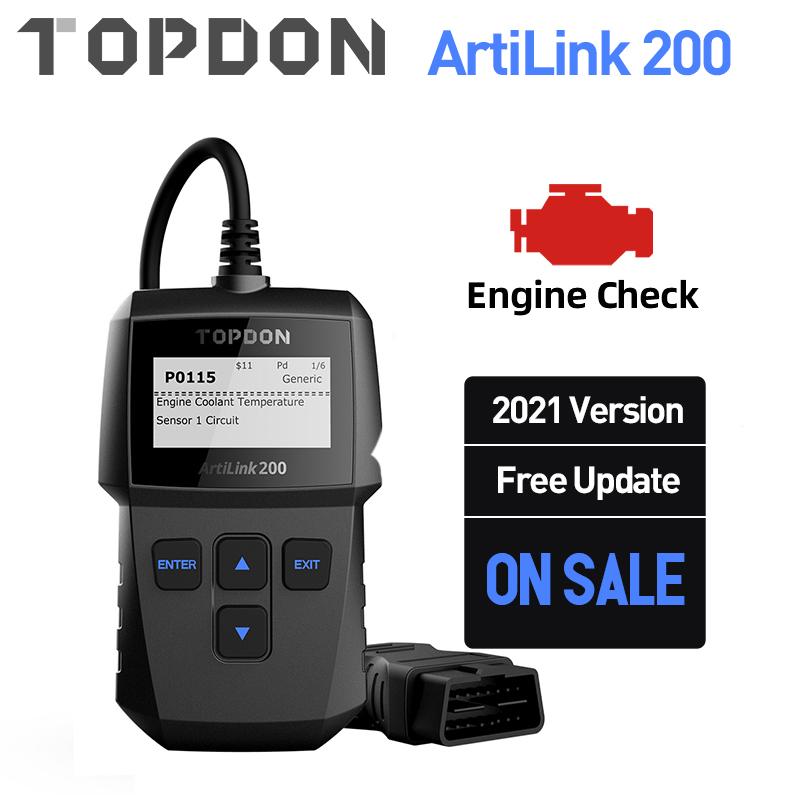 Code Readers & Scan Tools TOPDON AL200 OBD2 Scanner Auto Reader ArtiLink 200 Car Diagnostic Tool For Reading Engine Check Smog Test Turn Off
Code Readers & Scan Tools TOPDON AL200 OBD2 Scanner Auto Reader ArtiLink 200 Car Diagnostic Tool For Reading Engine Check Smog Test Turn Off