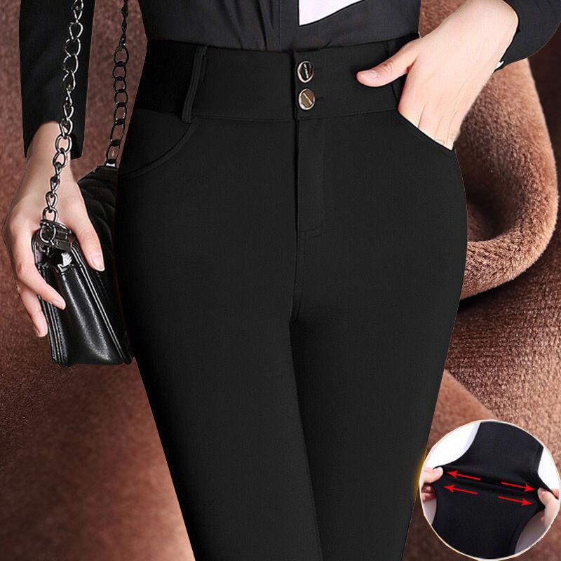 Women' Pants & Capris Women 2022 Autumn Winter Skinny Pencil Female High Waist Slim Stretch Trousers Ladies Casual Thicken Velvet Warm G04, Baolan putong thick
Women' Pants & Capris Women 2022 Autumn Winter Skinny Pencil Female High Waist Slim Stretch Trousers Ladies Casual Thicken Velvet Warm G04, Baolan putong thick