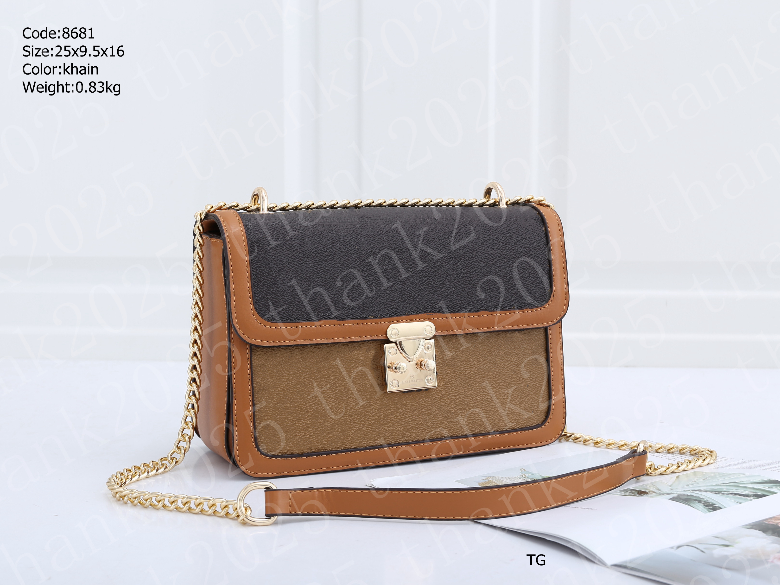 2021 sale women handbags crossbody messenger shoulder bags chain bag good quality pu leather purses ladies handbag 25cm, Brown
2021 sale women handbags crossbody messenger shoulder bags chain bag good quality pu leather purses ladies handbag 25cm, Brown
