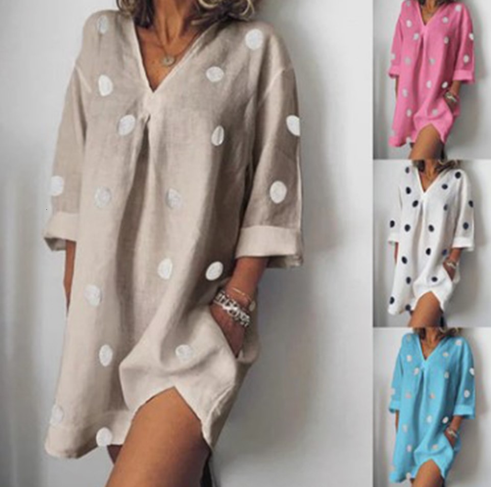 Women's Casual Dresses Spring / Summer 2021 Linen Loose V-neck Print Split Sleeve Dress, Black;gray
Women's Casual Dresses Spring / Summer 2021 Linen Loose V-neck Print Split Sleeve Dress, Black;gray