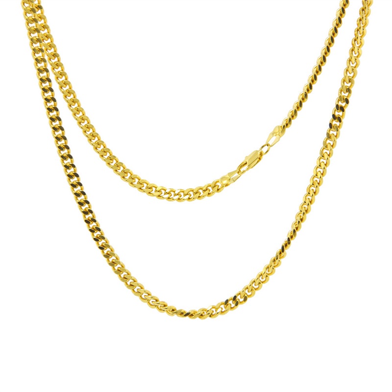 New Gold Silver Miami Cuban Link Chain Mens Necklaces Hip Hop Gold Chain Necklaces Jewelry C3
New Gold Silver Miami Cuban Link Chain Mens Necklaces Hip Hop Gold Chain Necklaces Jewelry C3