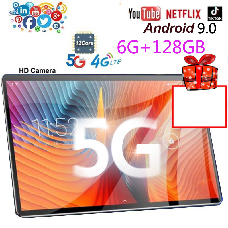 New 10.1 Inch Ten-core 6G+128GB WiFi Tablet Android 9.0 Dual SIM Card Dual Camera Tablet Call Mobile Phone Tablet Gift, Gray
New 10.1 Inch Ten-core 6G+128GB WiFi Tablet Android 9.0 Dual SIM Card Dual Camera Tablet Call Mobile Phone Tablet Gift, Gray
