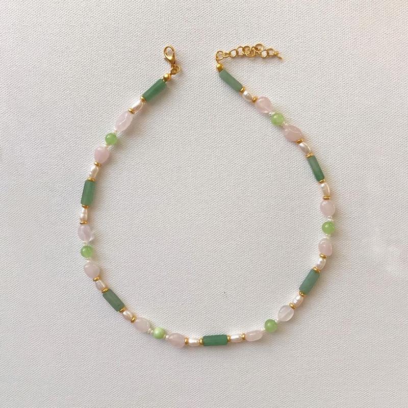 Chokers One Piece Colored Stone Bead Choker Natural Pearl Necklace For Woman 2021beads Jewelry Vintage Accessories Gift Stylish Elegant
Chokers One Piece Colored Stone Bead Choker Natural Pearl Necklace For Woman 2021beads Jewelry Vintage Accessories Gift Stylish Elegant