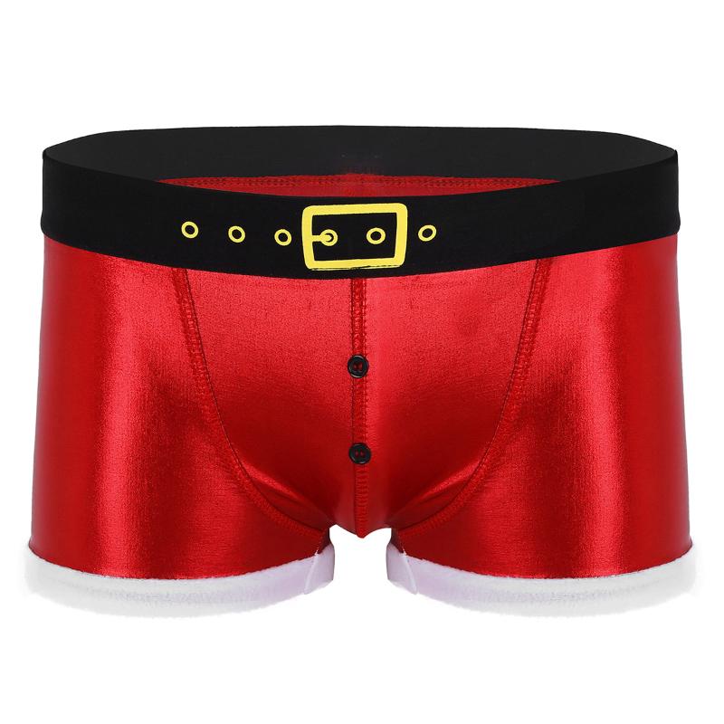 Underpants Christmas Red Mens Gay Underwear Sissy Boxer Shorts Panties Faux Leather Printed Belt Santa Claus Cosplay Men Boxers
Underpants Christmas Red Mens Gay Underwear Sissy Boxer Shorts Panties Faux Leather Printed Belt Santa Claus Cosplay Men Boxers