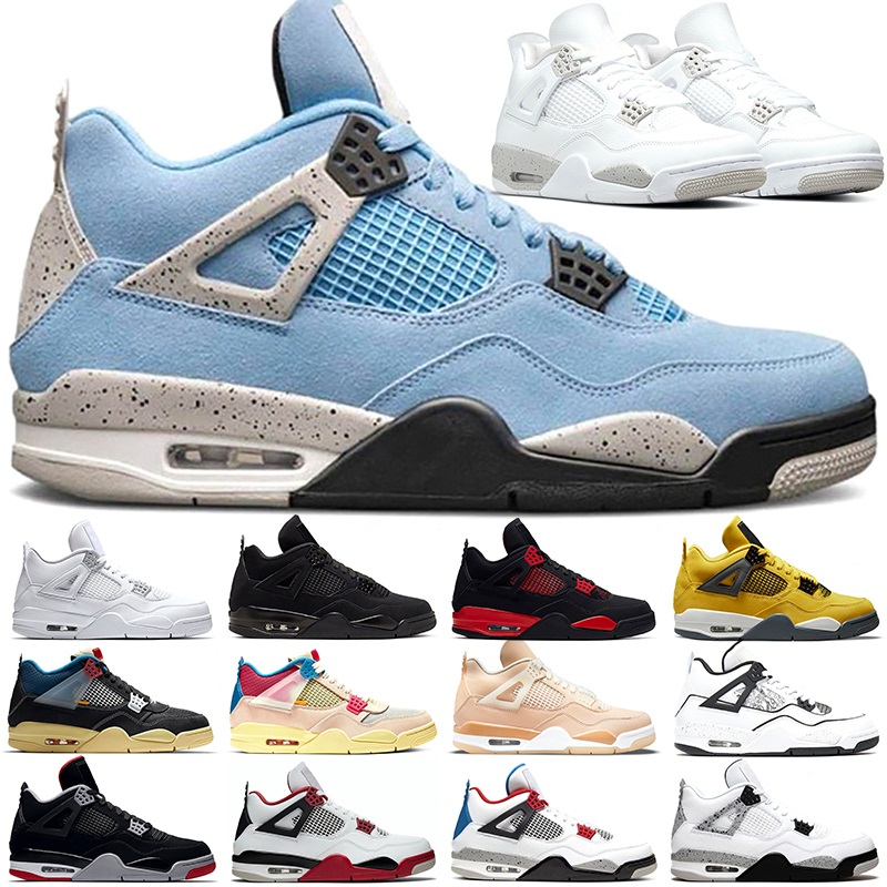 Men Women Basketball Shoes 4 Black Cat 4s Red Thunder Lightning White Cement Oreo University Blue Pure Money Bred What The Mens Trainers Sports Sneakers Size 36-47, #11 what the
Men Women Basketball Shoes 4 Black Cat 4s Red Thunder Lightning White Cement Oreo University Blue Pure Money Bred What The Mens Trainers Sports Sneakers Size 36-47, #11 what the
