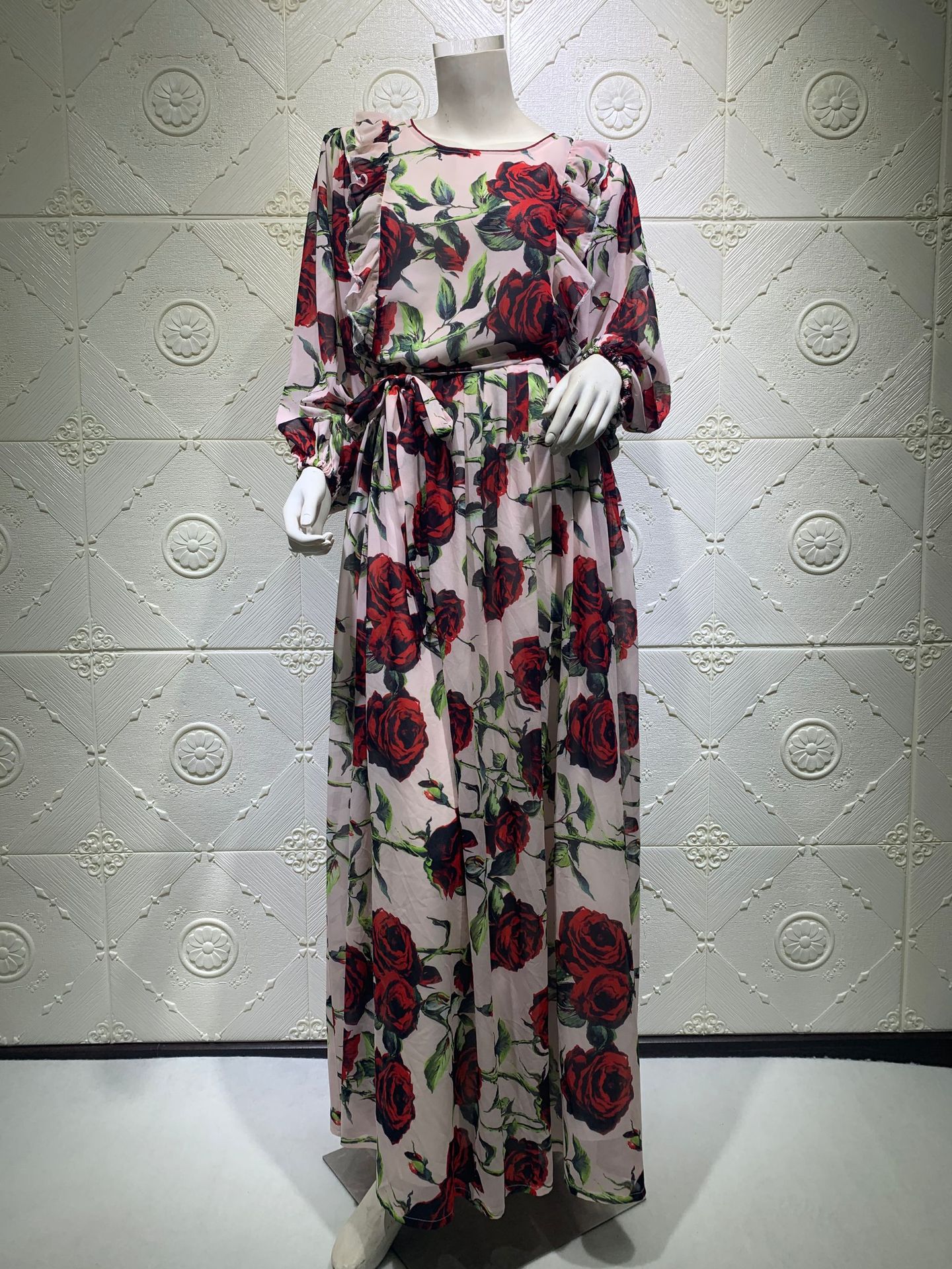 India Dubai Arabic Muslim Dress Satin Abaya Jalabiya Floral Musulman Islamic Women Lace-up Pakistan Moroccan Kaftan Turkey Robe
India Dubai Arabic Muslim Dress Satin Abaya Jalabiya Floral Musulman Islamic Women Lace-up Pakistan Moroccan Kaftan Turkey Robe