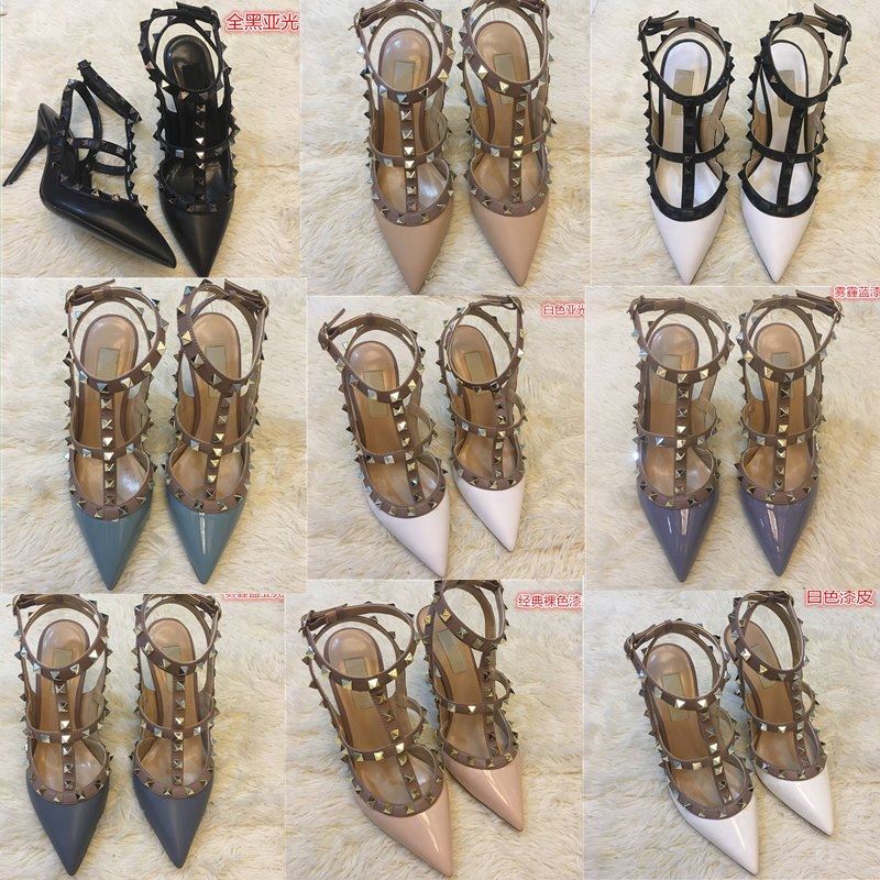 hot Women Pumps Wedding Shoes Woman High Heels sandal Nude Fashion Ankle Straps Rivets Shoes Sexy High Heels Bridal Shoes 35-45, Black
hot Women Pumps Wedding Shoes Woman High Heels sandal Nude Fashion Ankle Straps Rivets Shoes Sexy High Heels Bridal Shoes 35-45, Black