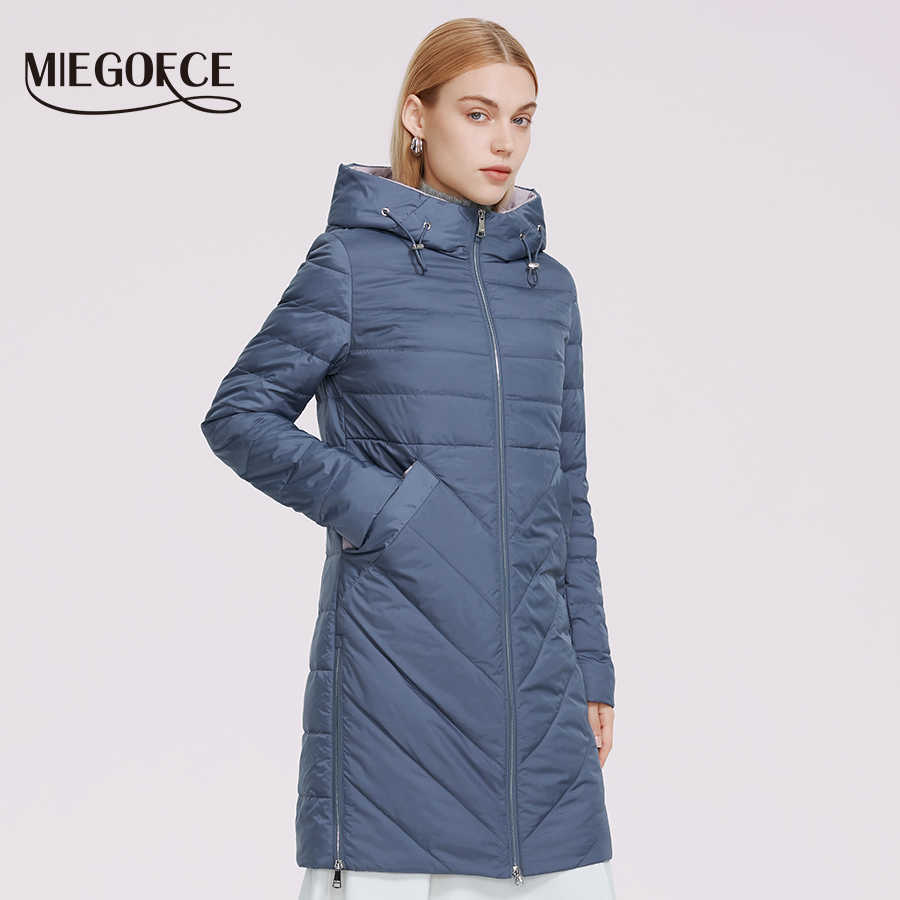 MIEGOFCE Spring Collection Women Coat Windproof Womens Jacket Reversible Slider Side Zipper Waterproof Jacket Womens Parka 210819