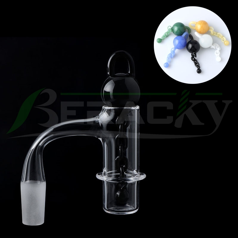 Beracky HALO Full Weld Beveled Edge Smoking Quartz Banger With Glass Terp Chains Cap 2.5mm 20mmOD Male Female Seamless Slurper Nails For Wat
Beracky HALO Full Weld Beveled Edge Smoking Quartz Banger With Glass Terp Chains Cap 2.5mm 20mmOD Male Female Seamless Slurper Nails For Wat