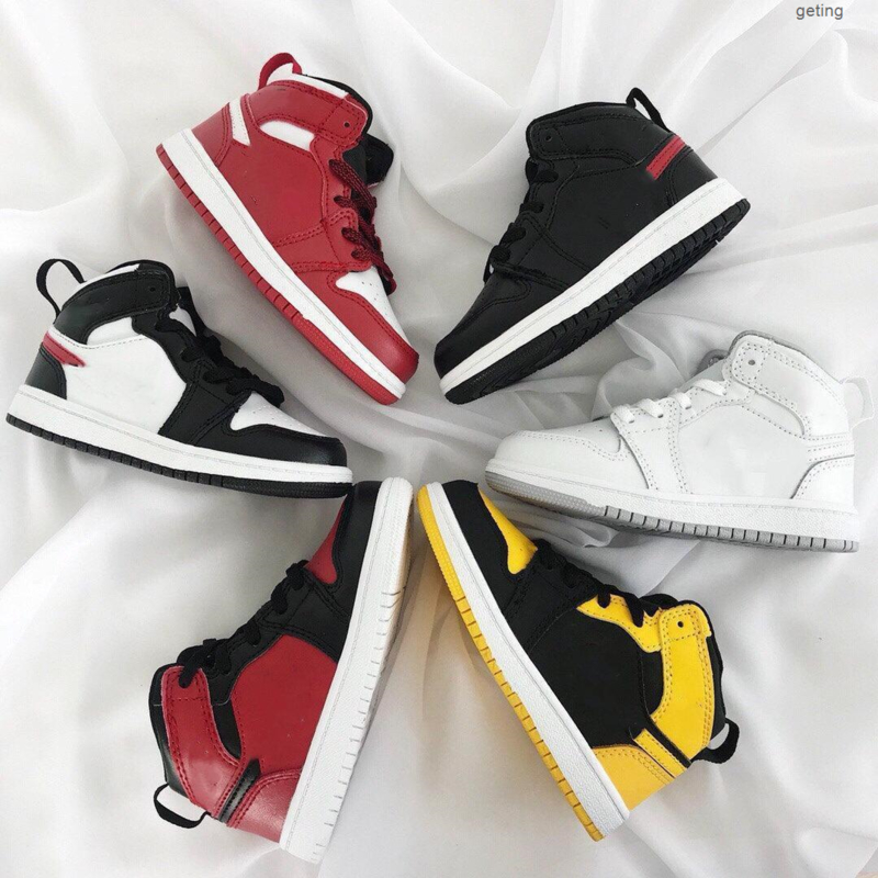 Children Basketball Shoes Kids boys &girls HI OG AJS 1 Sneakers yellow black and white Outdoor Walking Trainers 22-37
Children Basketball Shoes Kids boys &girls HI OG AJS 1 Sneakers yellow black and white Outdoor Walking Trainers 22-37
