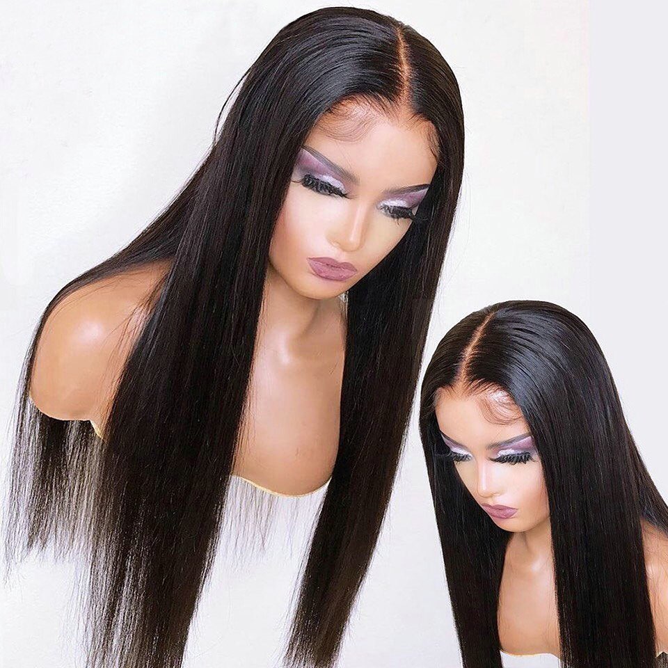 13X5.5 Lace Front Wigs 150% Density Brazilian Virgin Straight Wig 100% Human Hair Pre Plucked Bleached Knots With Baby Hair, Natural color
13X5.5 Lace Front Wigs 150% Density Brazilian Virgin Straight Wig 100% Human Hair Pre Plucked Bleached Knots With Baby Hair, Natural color