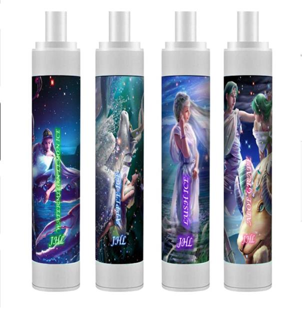 2600 puffs JHL Disposable newet peroduct dazzle shine cigs cigarette prefilled portable Rgb light max rechargeable battery well puff kit
2600 puffs JHL Disposable newet peroduct dazzle shine cigs cigarette prefilled portable Rgb light max rechargeable battery well puff kit