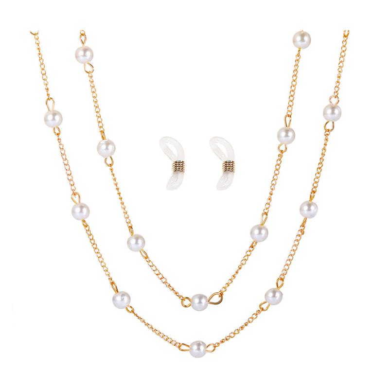 Chains Female Pearl Necklace Double Layer Pendant Temperament Clavicle Chain Necklaces & Pendants, Silver 
Chains Female Pearl Necklace Double Layer Pendant Temperament Clavicle Chain Necklaces & Pendants, Silver