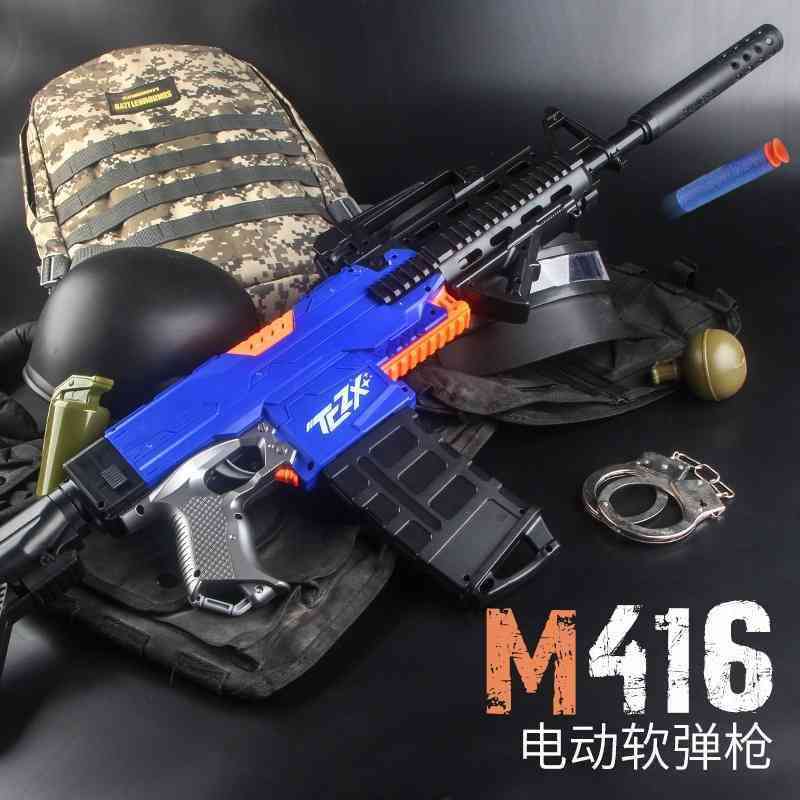 gun bullet new soft children's eating chicken interactive toy real cs boy m416 model 
gun bullet new soft children's eating chicken interactive toy real cs boy m416 model