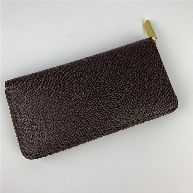Women wallets leather brown flower black white grid wallet 20 cm Double zipper clutch bags men classic designer single 60017 High quality with Box long purse, Brown grid
Women wallets leather brown flower black white grid wallet 20 cm Double zipper clutch bags men classic designer single 60017 High quality with Box long purse, Brown grid