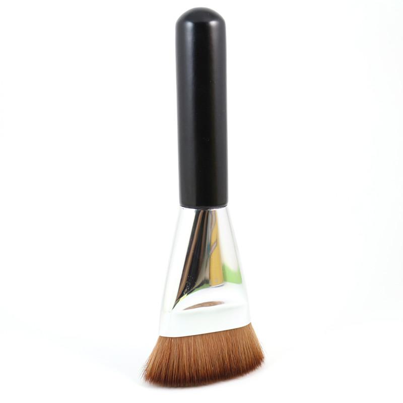 Makeup Brushes Two-color Multifunctional Fine Fiber Flat Contour Brush Foundation ConfigureFlat Top Kabuki Base Cream Mix