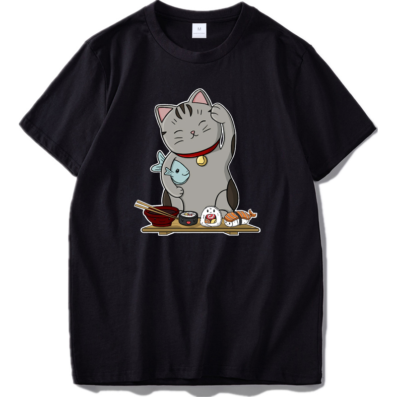Japan Style Cat T Shirt Japanese Sushi Fish High Quality 100% Cotton EU Size Graphic Gifts Tshirt, Mainly pictures
Japan Style Cat T Shirt Japanese Sushi Fish High Quality 100% Cotton EU Size Graphic Gifts Tshirt, Mainly pictures
