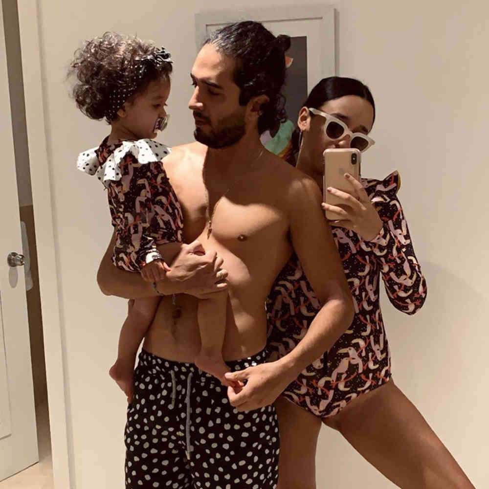 Swimsuit Women Sunscreen Swimwear Mother Daughter Swimsuits Matching Outfits Beachwear Mommy And Me Bathing Suits 210521