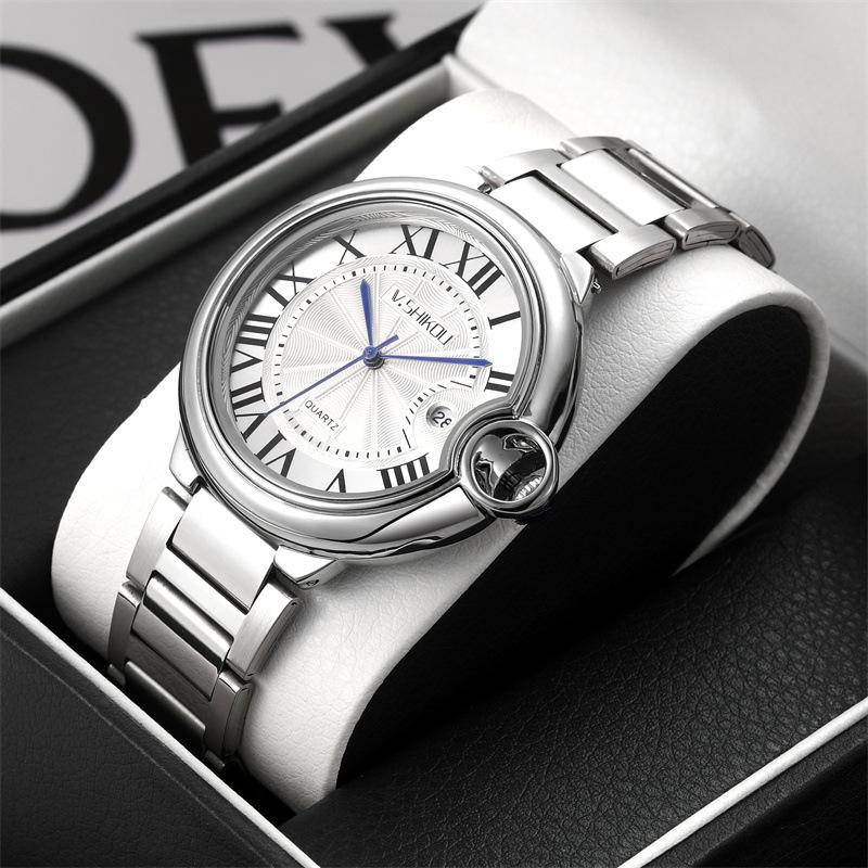 Wristwatches Men Watch Top Brand Stainless Steel/Leather Strap Quartz Calendar Waterproof For Women Couple Gift, Male-s-black
Wristwatches Men Watch Top Brand Stainless Steel/Leather Strap Quartz Calendar Waterproof For Women Couple Gift, Male-s-black