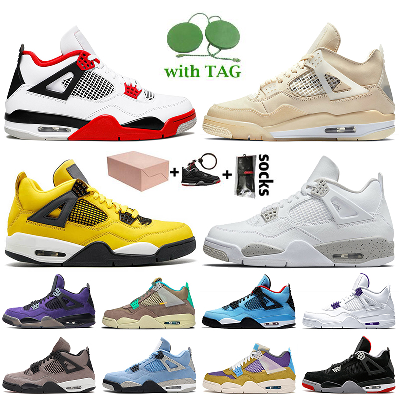 Top Quality Jumpman 4 Basketball Shoes 4s With Box 2021 Women Mens Fire Red Sail Taupe Haze White Oreo University Blue Trainers Sneakers, D19 green glow 40-47
Top Quality Jumpman 4 Basketball Shoes 4s With Box 2021 Women Mens Fire Red Sail Taupe Haze White Oreo University Blue Trainers Sneakers, D19 green glow 40-47