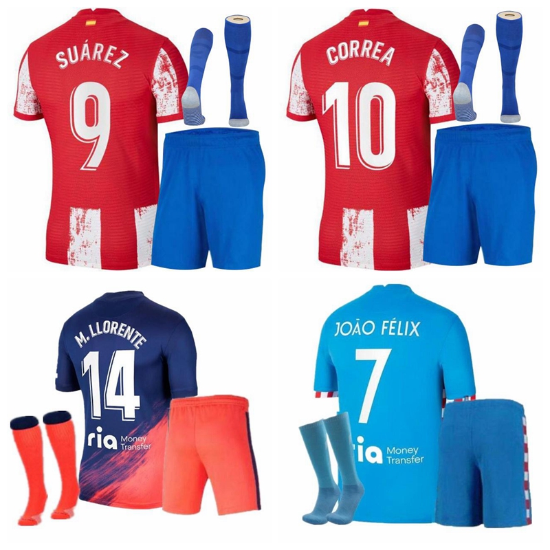 Madrid soccer jerseys sets Tracksuits Atletico SUAREZ JOÃO FÉLIX football shirts 2021 2022 M. Llorente R.DE PAUL KOKE LEMAR CARRASCO J.M.GIMÉNEZ kids shorts, Home kids sets
Madrid soccer jerseys sets Tracksuits Atletico SUAREZ JOÃO FÉLIX football shirts 2021 2022 M. Llorente R.DE PAUL KOKE LEMAR CARRASCO J.M.GIMÉNEZ kids shorts, Home kids sets