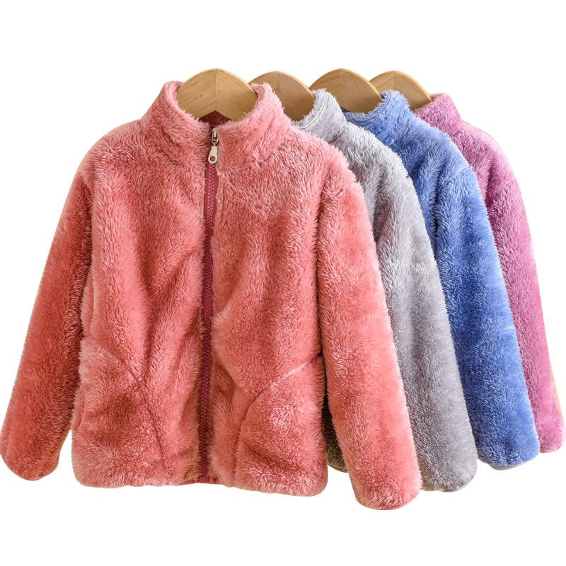 Jackets Kids Boys Girls Lamb Wool Coat Winter Lambskin Polar Fleece Thickened Baby Children's Furry Clothes Fur Jacket For 3-12 Years, Blue;gray
Jackets Kids Boys Girls Lamb Wool Coat Winter Lambskin Polar Fleece Thickened Baby Children's Furry Clothes Fur Jacket For 3-12 Years, Blue;gray