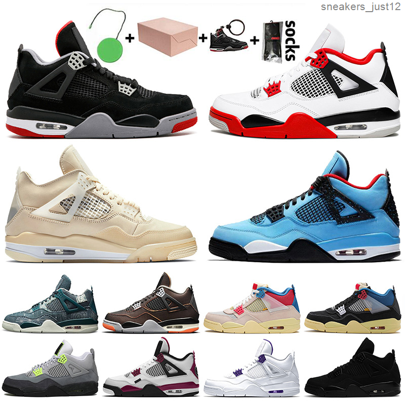 Bred Travis 4 With Box Jumpman Fire Red 4s Basketball Shoes Sail Guava Ice Big Size US 13 Trainers Sneakers Black Cat
Bred Travis 4 With Box Jumpman Fire Red 4s Basketball Shoes Sail Guava Ice Big Size US 13 Trainers Sneakers Black Cat