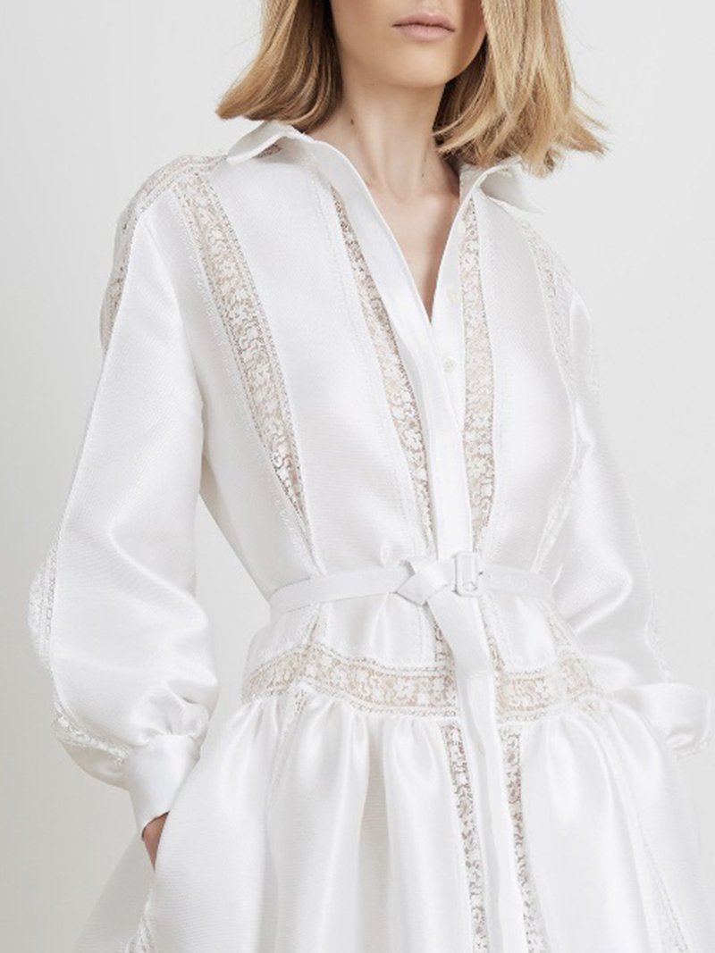 Women Dress Long Sleeve Hollow Out Vintage White Dresses Plus Size Sexy Bandage Woman Party Night 202 210513