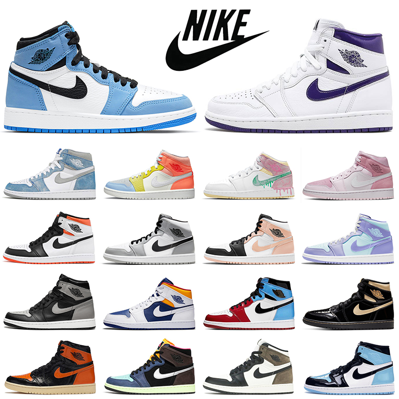 Hyper Royal 1s Men Basketball Shoes Jumpman 1 University Blue Obsidian Womens Mens Trainers Sports Sneakers size 36-46
Hyper Royal 1s Men Basketball Shoes Jumpman 1 University Blue Obsidian Womens Mens Trainers Sports Sneakers size 36-46