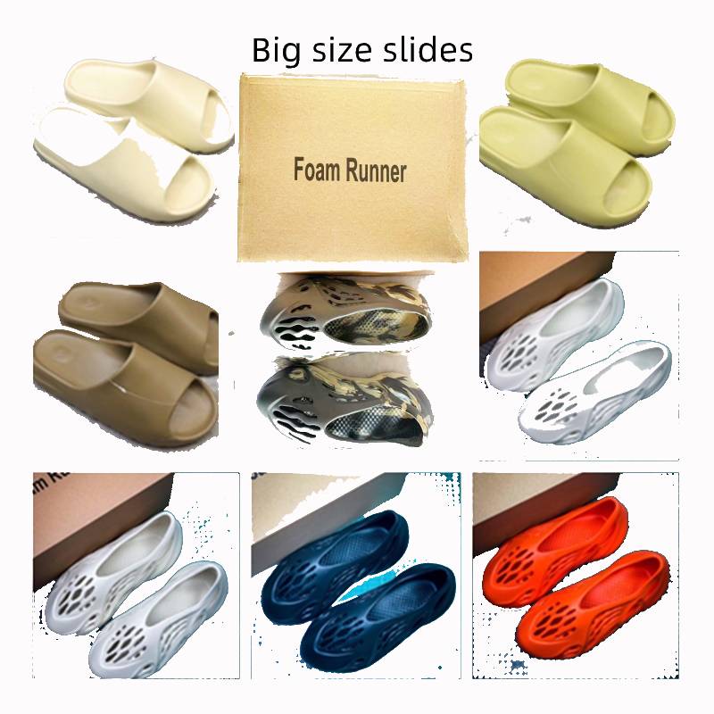 Kanye slides foam runner Mens Slide Sandals rubber mix moon grey resin bone whtie Womens Slippers Indoor and Outdoor beach sneakers, Extra dust bag
Kanye slides foam runner Mens Slide Sandals rubber mix moon grey resin bone whtie Womens Slippers Indoor and Outdoor beach sneakers, Extra dust bag
