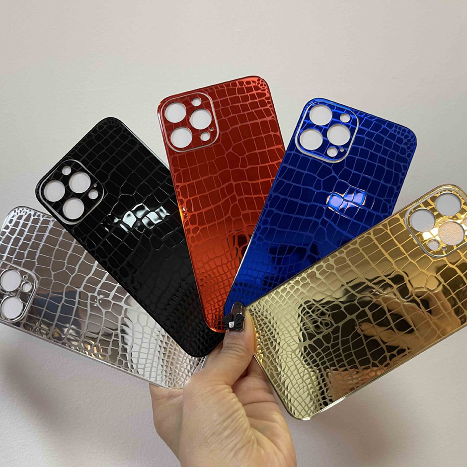 Full cover Color back tempered glass phone protector for iphone 12 mini 11 pro xr xs max 7 8 Plus Diamond Triangle dragon grid crocodile pattern
Full cover Color back tempered glass phone protector for iphone 12 mini 11 pro xr xs max 7 8 Plus Diamond Triangle dragon grid crocodile pattern