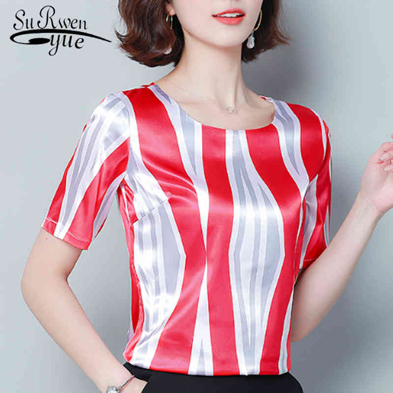 Loose Silk Women Shirts Plus Size T Short Sleeve Print O-Neck Tshirt Harajuku 4112 50 210521, Green
Loose Silk Women Shirts Plus Size T Short Sleeve Print O-Neck Tshirt Harajuku 4112 50 210521, Green