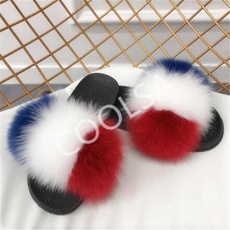 Slippers COOLSA Women's Summer Flat Furry Sandals Real Women Fur Slides Female Fluffy Plush Flip Flops Casual Home Shoes, Black
Slippers COOLSA Women's Summer Flat Furry Sandals Real Women Fur Slides Female Fluffy Plush Flip Flops Casual Home Shoes, Black