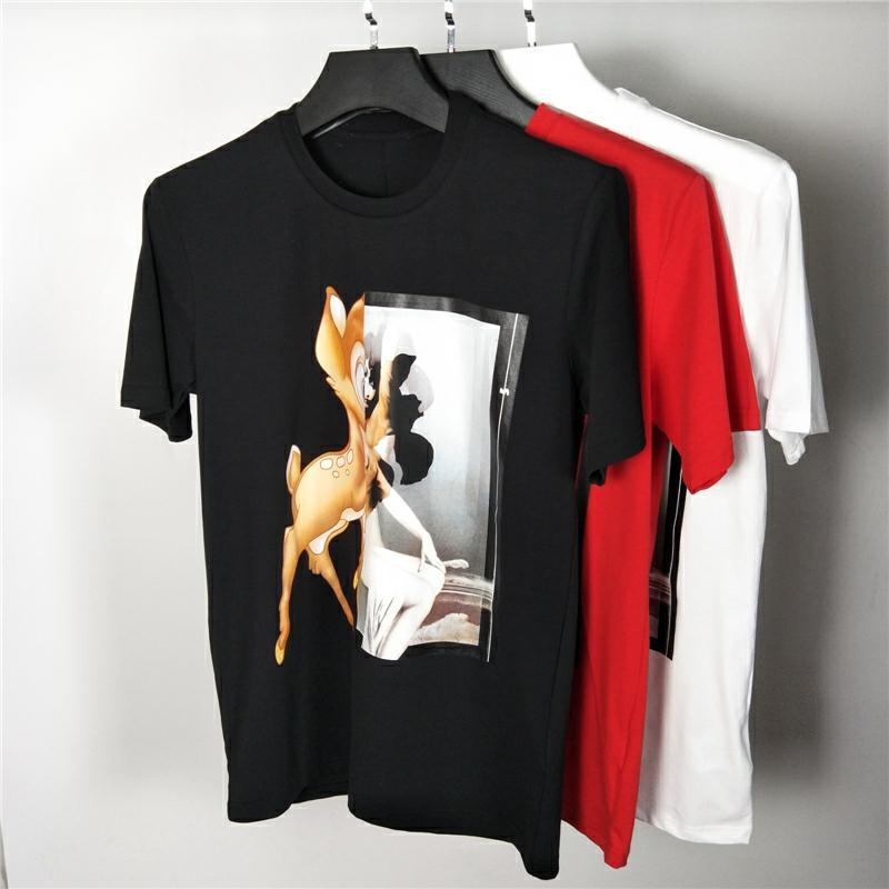 Spring Fashion Arrival Tees Bambi Deer Print Tee t Shirt for Men Women Black White Color Cotton, White;black
Spring Fashion Arrival Tees Bambi Deer Print Tee t Shirt for Men Women Black White Color Cotton, White;black