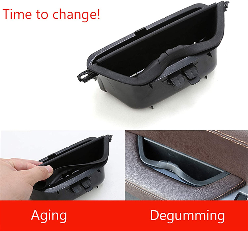 Car Door Armrest Covers Driver Side Doors Armrests Handle Storages Compartment Cover Doored Container Storage Box Cover For BMW X3 F25 2010-2016 X4 F2