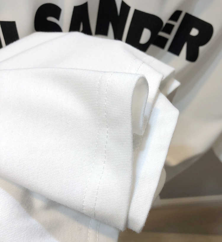 Women T-shirt Fashionable Fresh Letter Printing White Loose Short-sleeved Mid-length Men and Women Couple T-shirt 210722