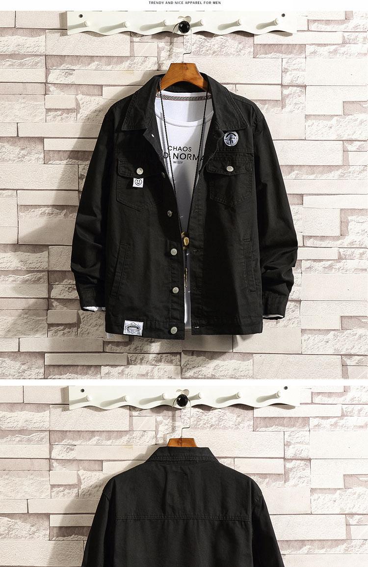 Harakuju Jacket For Men Style Streetwear Casual Fashion Oversized Spring Autumn 2021 Casaco Masculino Jackets BG50JK Men's