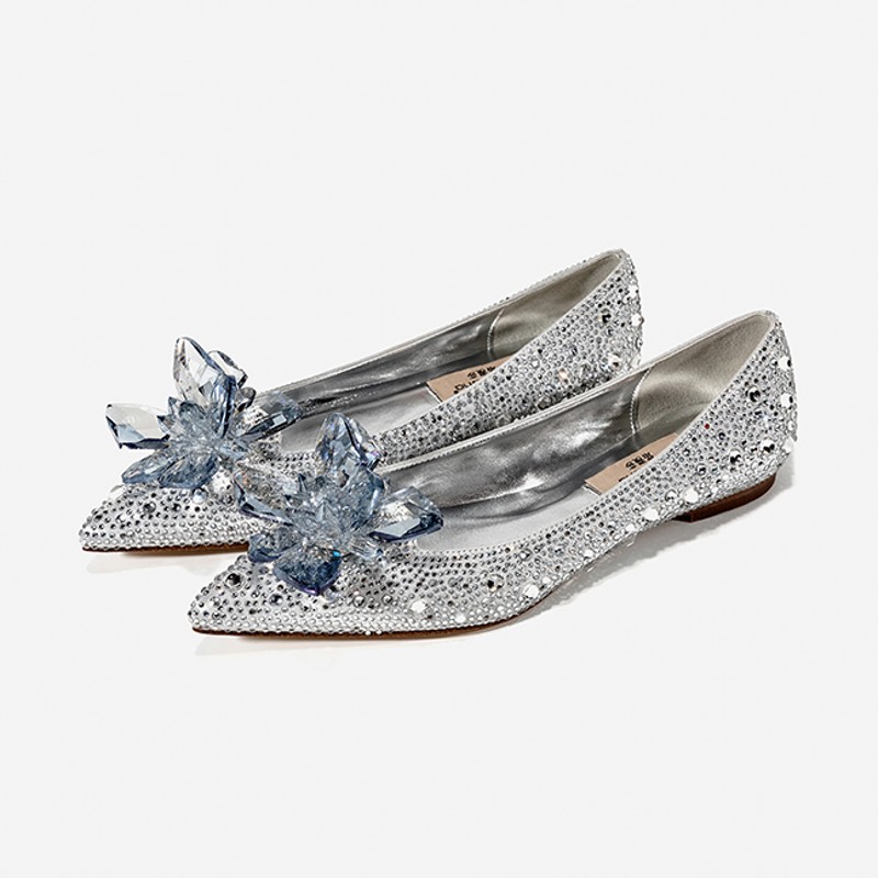 Shining Flat Crystals Wedding Shoes For Bride Beaded Luxury Designer Heels Cinderella Pumps Poined Toe Rhinestones Bridal Shoes 3 Colors, Champagne
Shining Flat Crystals Wedding Shoes For Bride Beaded Luxury Designer Heels Cinderella Pumps Poined Toe Rhinestones Bridal Shoes 3 Colors, Champagne