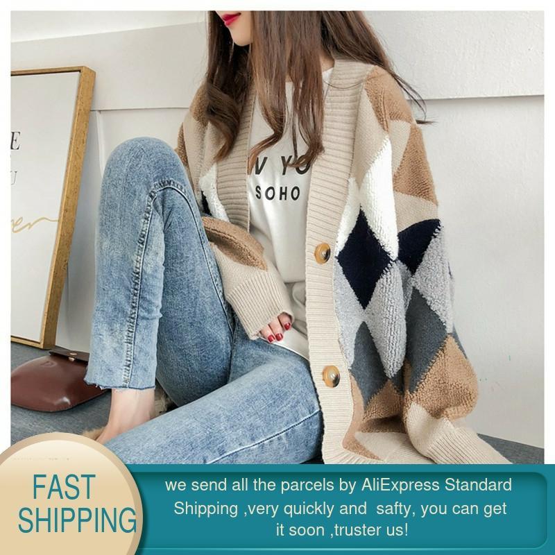 Winter Sweater Women Knitted Warm Long Hooded Casual Korean Chunky Autumn Fashion Fluffy Cardigan Female 210428