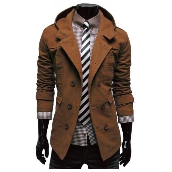 Men' Trench Coats Windbreaker Fashion High-quality Jacket Autumn And Winter Double-breasted Windproof Slim-fitting, Black
Men' Trench Coats Windbreaker Fashion High-quality Jacket Autumn And Winter Double-breasted Windproof Slim-fitting, Black