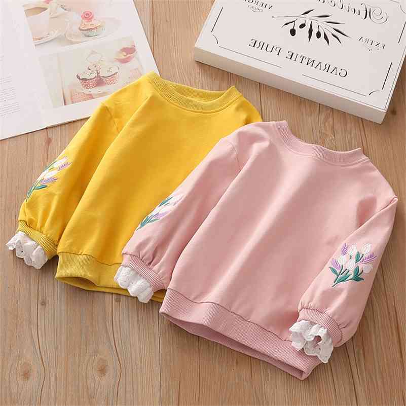 Autumn Spring Casual 2-6 7 8 9 10 Years Teenager Children'S Flower Patchwork Tops Hoodies Kids Baby Girl Loose Sweatshirts 210701, Yellow
Autumn Spring Casual 2-6 7 8 9 10 Years Teenager Children'S Flower Patchwork Tops Hoodies Kids Baby Girl Loose Sweatshirts 210701, Yellow