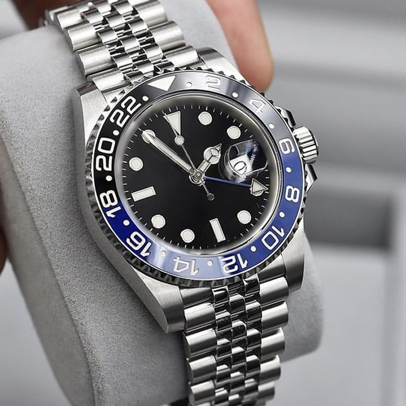 luxury ceramics High quality men watch automatic mechanical classic GMT stainless steel strap Green dial fashion leisure men's Watches Wristwatch, Bag
luxury ceramics High quality men watch automatic mechanical classic GMT stainless steel strap Green dial fashion leisure men's Watches Wristwatch, Bag