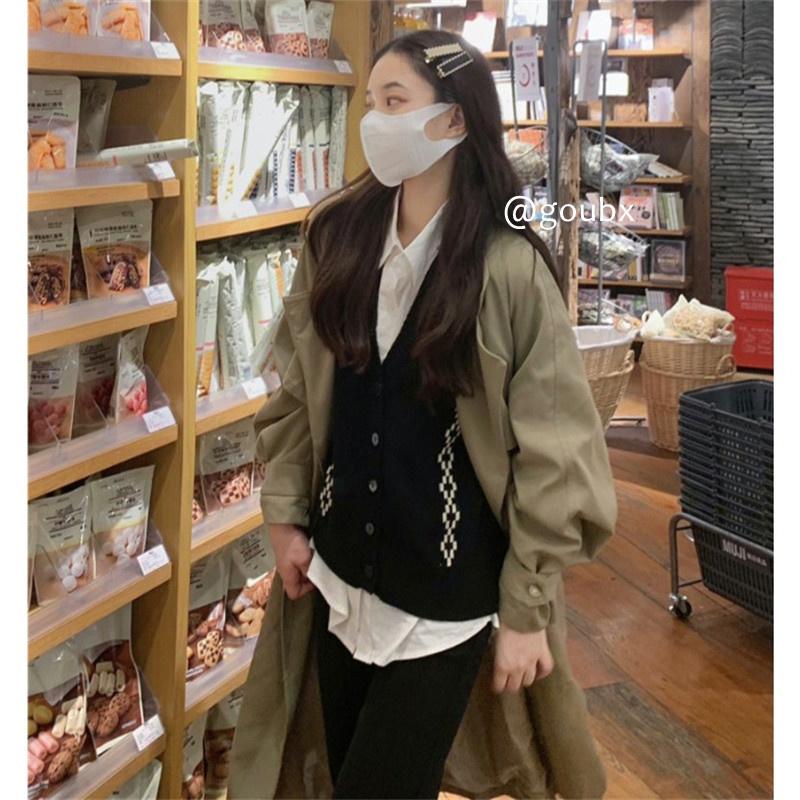 Women's Trench Coats Fall 2021 Graceful Fashionable Set Western Style High-Looking Chic Design Sense Niche Age-Reducing Three-Piece, Shirt
Women's Trench Coats Fall 2021 Graceful Fashionable Set Western Style High-Looking Chic Design Sense Niche Age-Reducing Three-Piece, Shirt