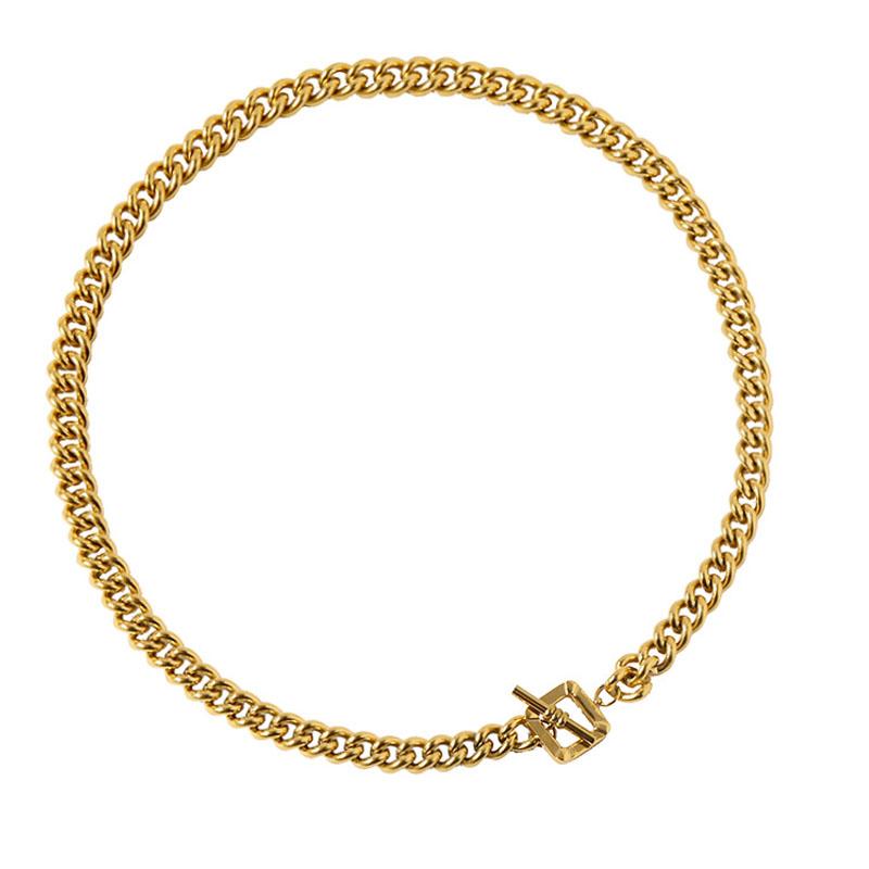 Fashion Jewelry 2021 For Woman Necklace Punk Gold Hip Hop Rock Stainless Steel Classic Chain Luxury Gift Wholesale Chains
Fashion Jewelry 2021 For Woman Necklace Punk Gold Hip Hop Rock Stainless Steel Classic Chain Luxury Gift Wholesale Chains